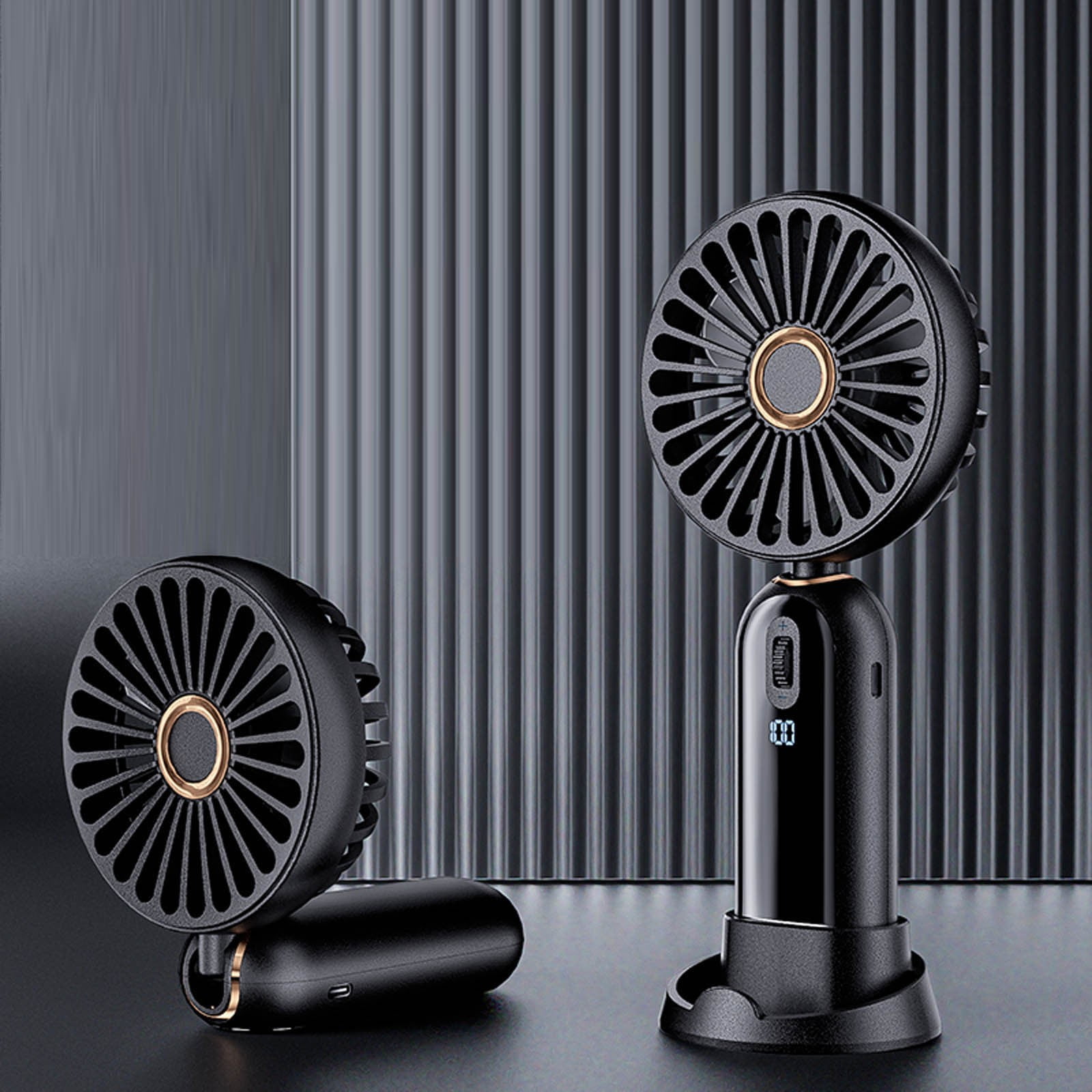 high wind power fan that blows cold air for job site use handheld small