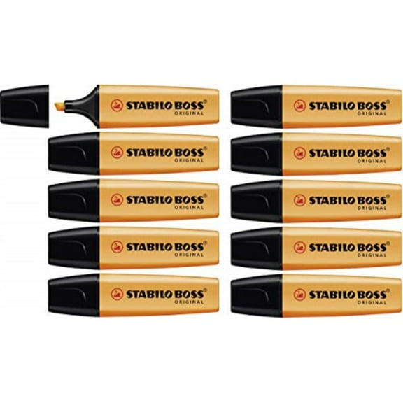 highlighter - stabilo boss original orange box of 10