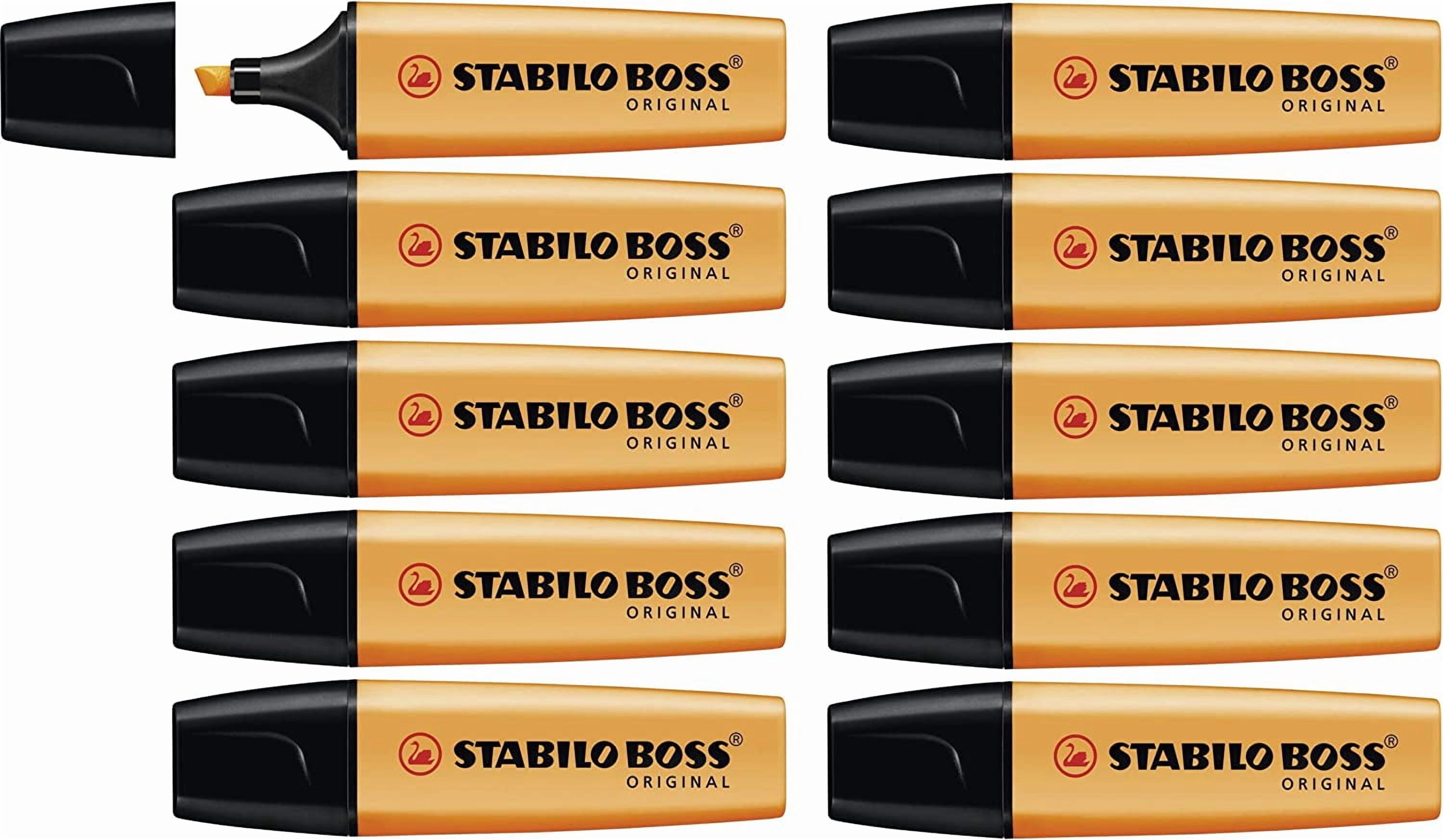 STABILO Highlighter BOSS ORIGINAL - Pack of 10 - Orange