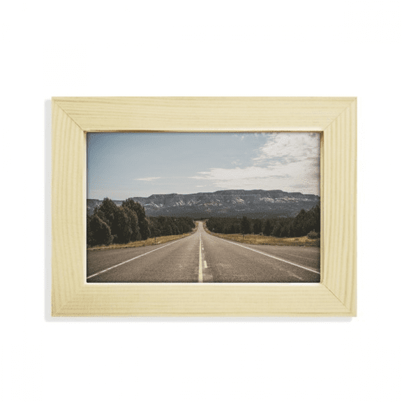 highway travel outdoor desktop decorate photo frame picture art painting 5x7 inch