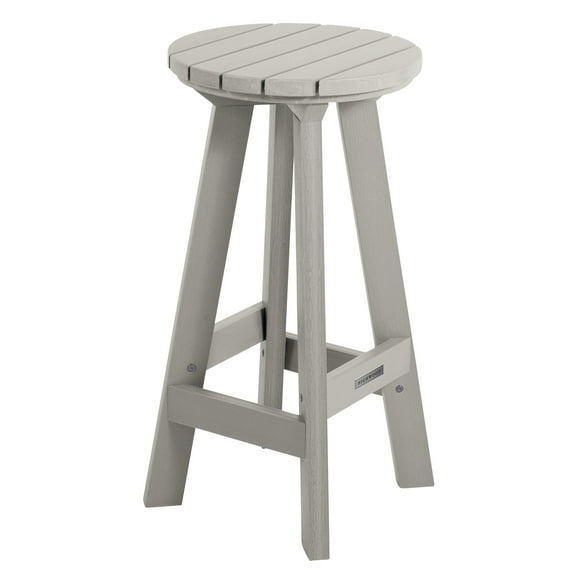 highwood Birch Round Bar Height Stool - N/A Harbor Gray