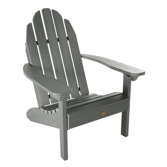 highwood ELK OUTDOORS Essential Eco-Friendly Adirondack Chair Gray