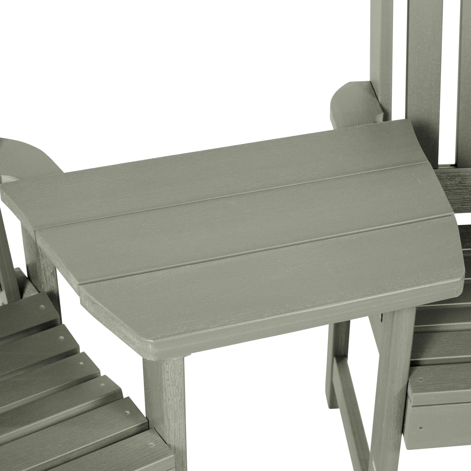 Adjoining Table highwood Eco-Friendly Adirondack Tete-a-Tete Connecting Table ...