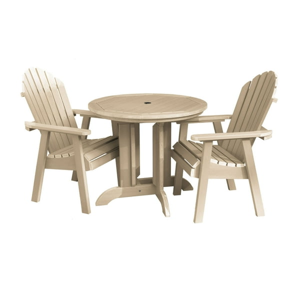 highwood Eco-Friendly Hamilton 3pc Round Dining Set
