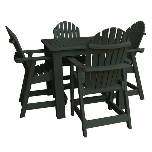 highwood Eco-Friendly Hamilton 5pc Square Counter Dining Set