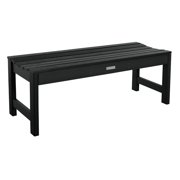 Highwood Lehigh 4ft Picnic Bench - 2-Person, Eco-friendly, Synthetic Wood