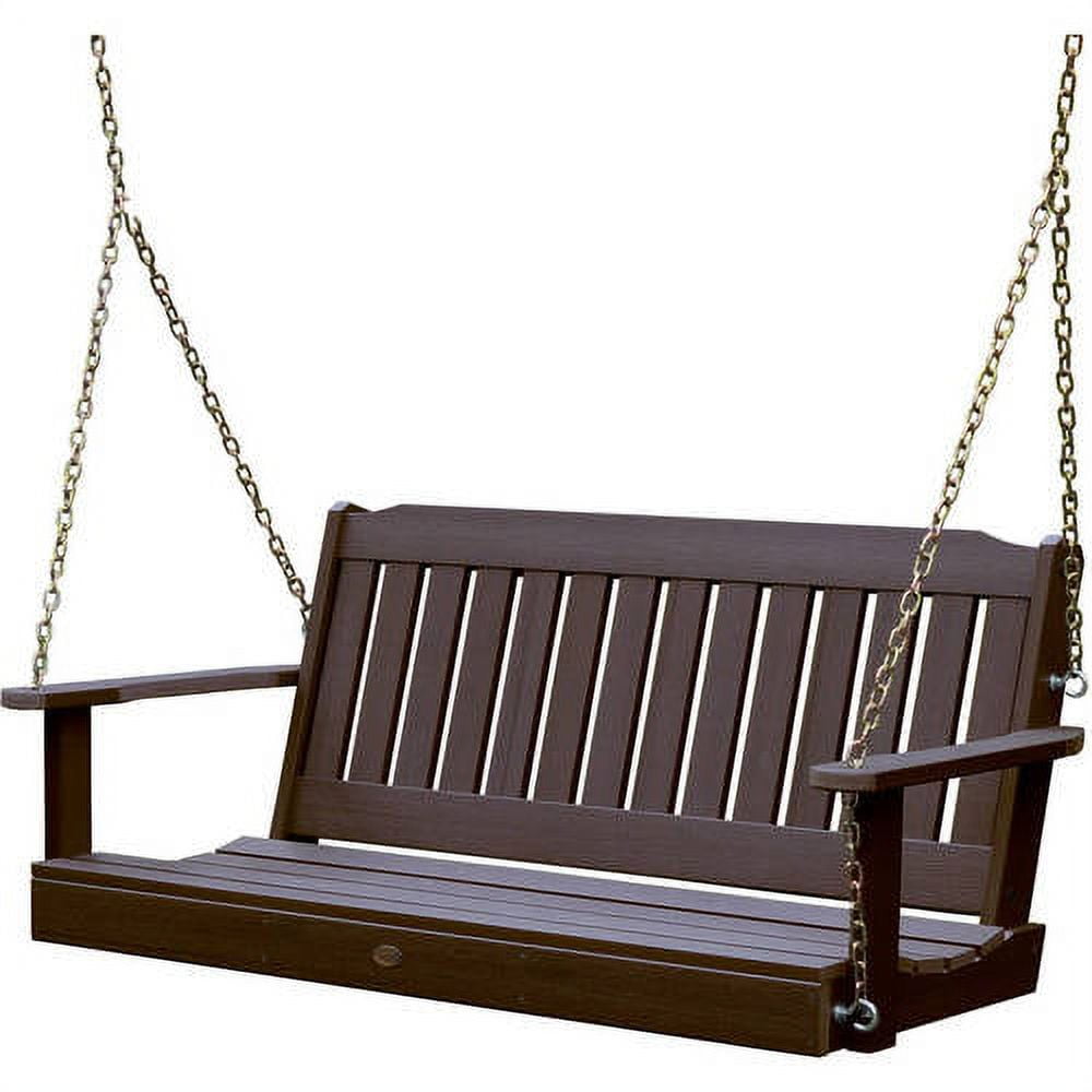 highwoodÂ® Eco-Friendly Recycled Plastic Lehigh Porch Swing, 4'