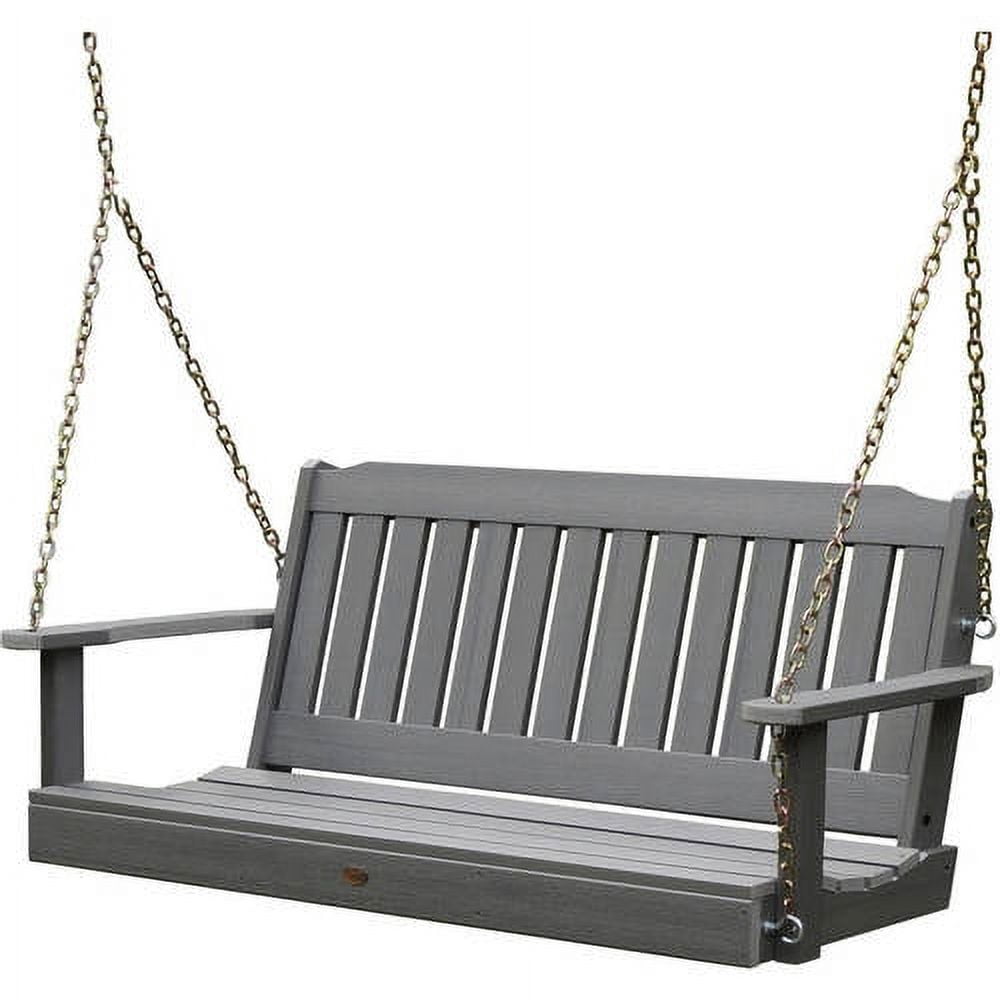 highwoodÂ® Eco-Friendly Recycled Plastic Lehigh Porch Swing, 4'