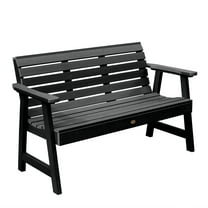 highwoodÂ® Eco-Friendly Recycled Plastic Weatherly Garden Bench, 5'