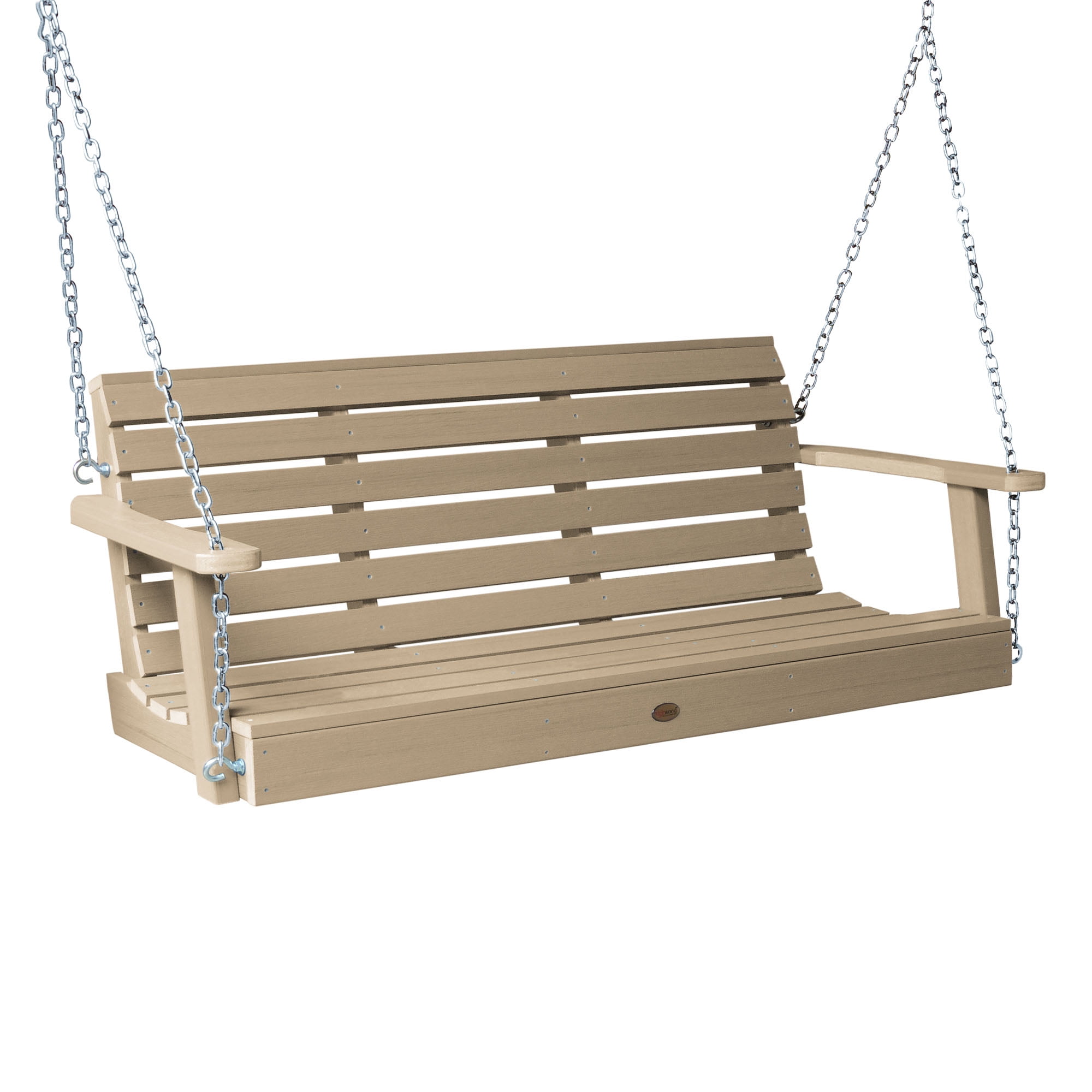 highwood® Eco-Friendly Recycled Plastic Weatherly Porch Swing,