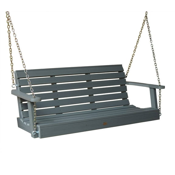 highwood Eco-Friendly Recycled Plastic Weatherly Porch Swing, 4'