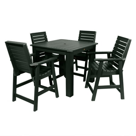 highwood® Eco-Friendly Weatherly 5pc Square Counter Dining Set
