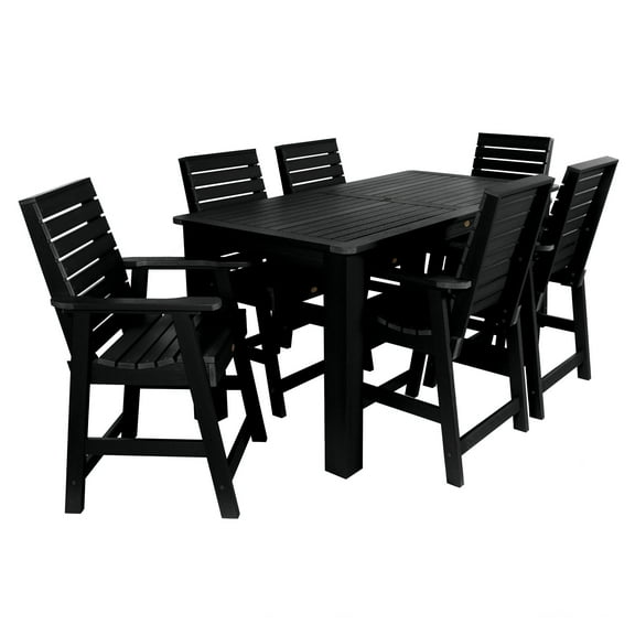 highwood® Eco-Friendly Weatherly 7pc Rectangular Counter Dining Set