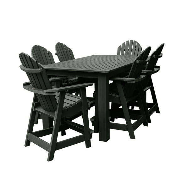 highwood Hamilton 7pc Rectangular Counter Height Dining Set 72" x 42"