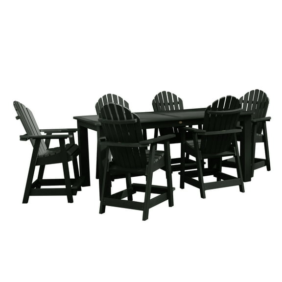 highwood Hamilton 7pc Rectangular Counter Height Dining Set 84" x 42"