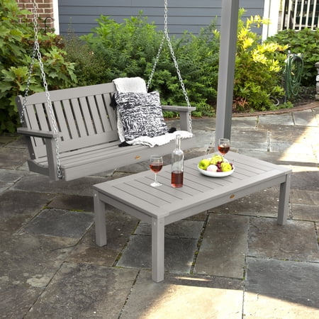 highwood Lehigh 4-Foot Swing and Coffee Table Harbor Gray