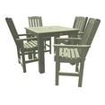 thumbnail image 1 of highwood Lehigh 5-piece Outdoor Counter Height Dining Set - 42" x 42" Table Eucalyptus, 1 of 5