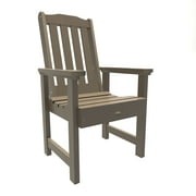 highwood Lehigh Eco-friendly Outdoor Armchair - Dining-height Woodland Brown