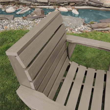 highwood Mandalay Eco-friendly Synthetic Wood Garden Chair Woodland Brown