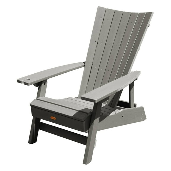 highwood Manhattan Beach Adirondack Chair with Wine Glass Holder