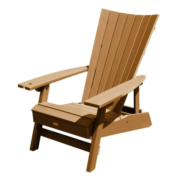 highwood Manhattan Beach Adirondack Chair with Wine Glass Holder