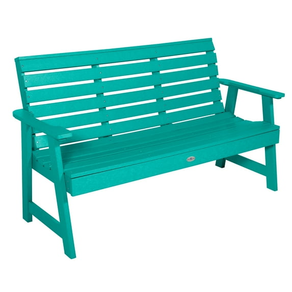 highwood Riverside 5-Foot Garden Bench - N/A Seaglass Blue