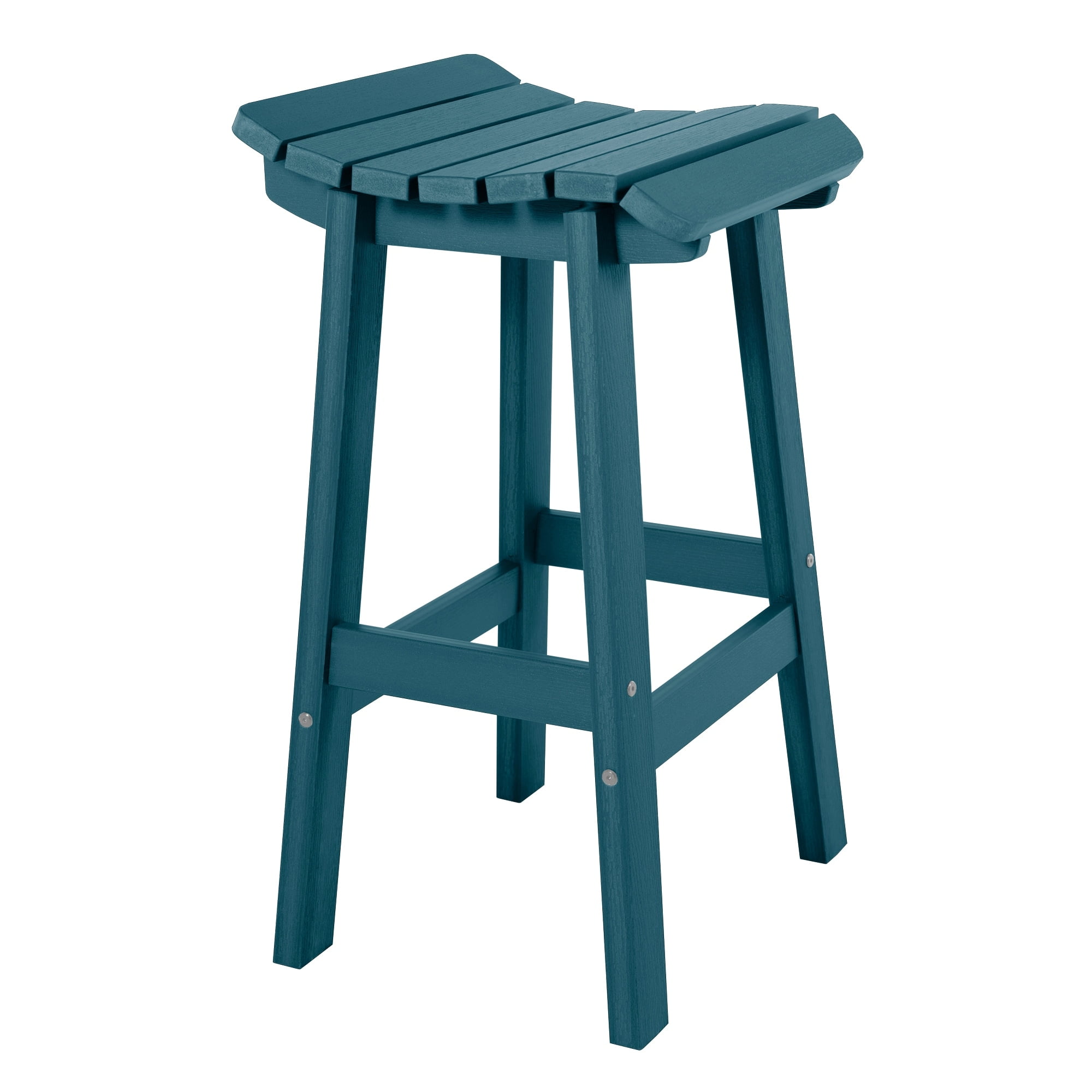 highwood Summit Square Bar Height Stool Nantucket Blue