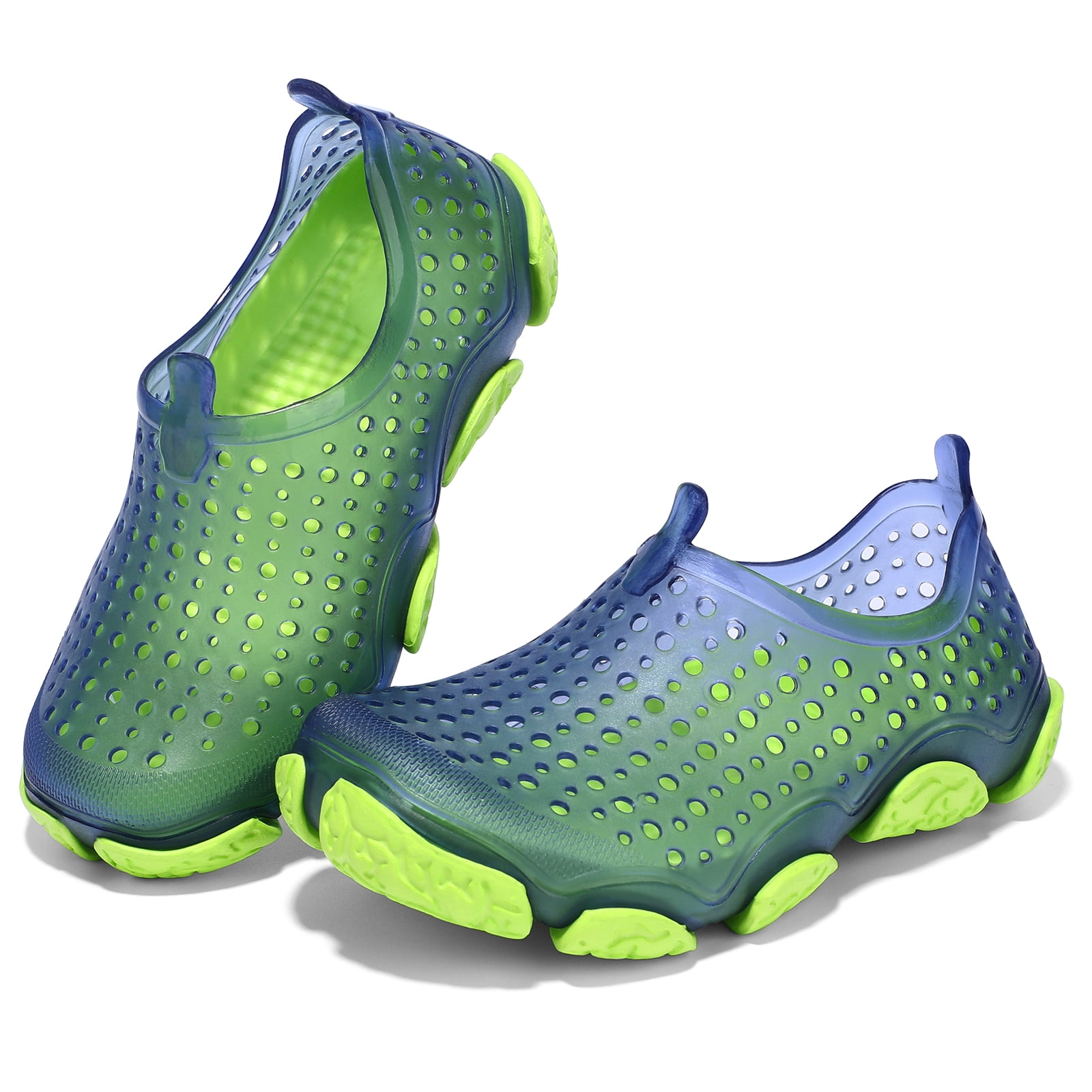 hiitave Kids Water Shoes Boys Sandals Slip on Clogs for Garden Beach Swim Pool Aqua Summer Navy Blue 11 12 M US Little Kid Walmart