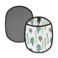 thumbnail image 1 of hilarious Asparagus pattern Pot Holders for Kitchen - Heat Resistant Oven Mitts Hot Pads with Pocket, Non Slip Silicone Pot Holders, Cuteness Hanging Loop Potholders for Kitchen Baking, 1 of 5