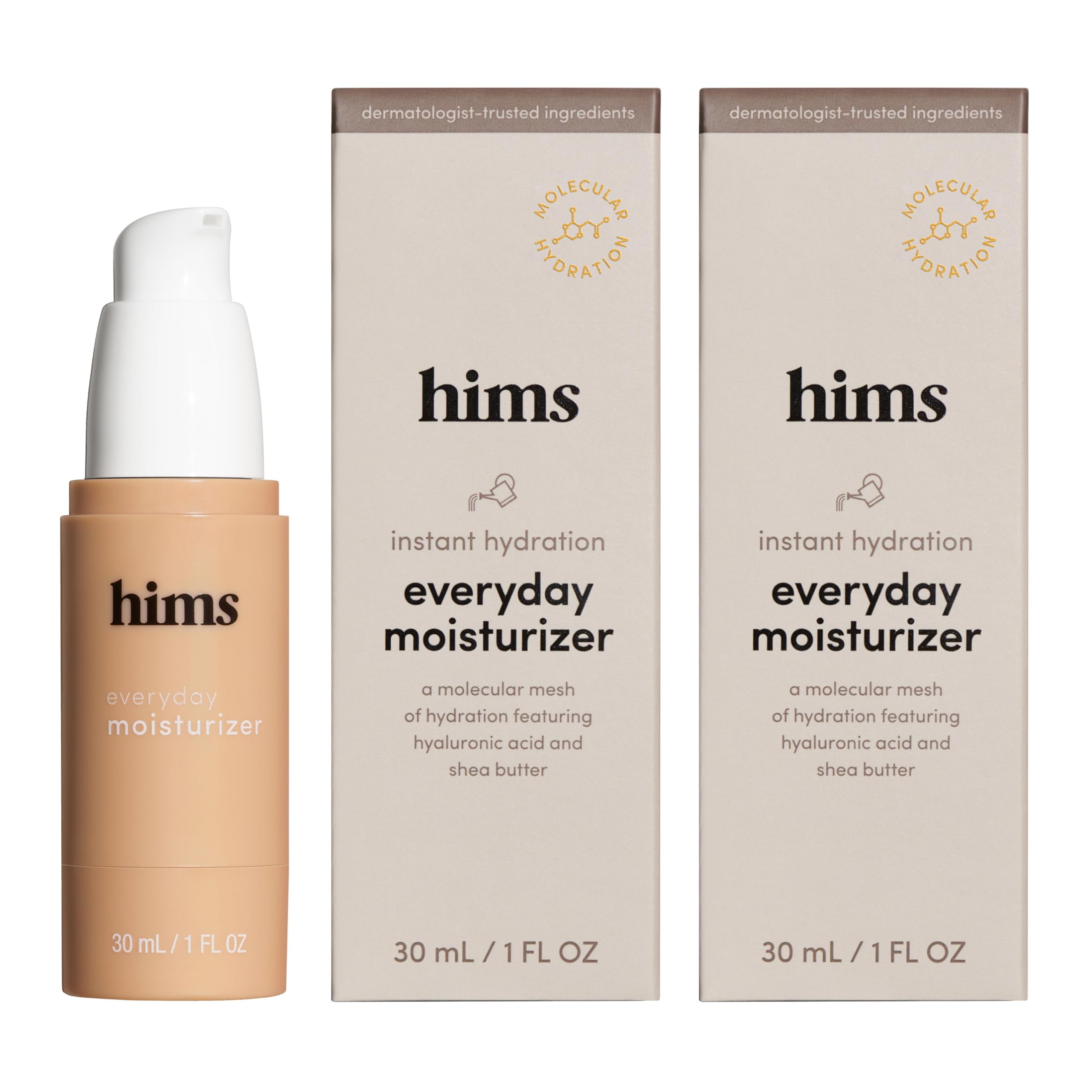 hims Everyday Moisturizer for Men, 2 Pack - Lightweight, Hydrating Men