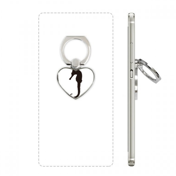 hippocampus marine life black outline ph  stand holder kickstand universal support