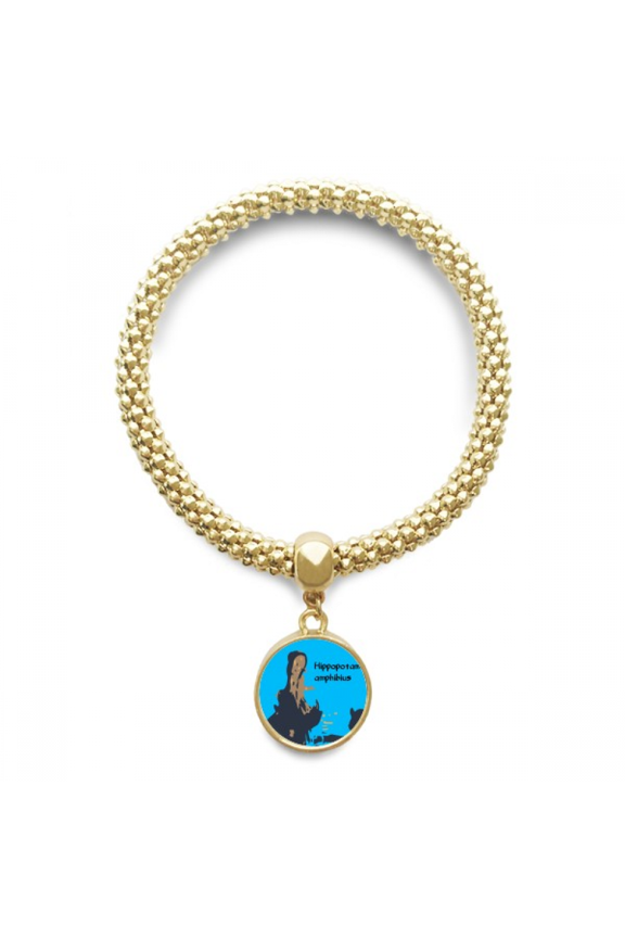 hippopotamus large freshwater en chain bracelet pendant jewelry hand ornament