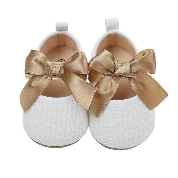 hirigin 0-12M Valentine's Day Baby Girl Red Shoes Spring Autumn Cute Princess Bow Knitted Crib Shoes