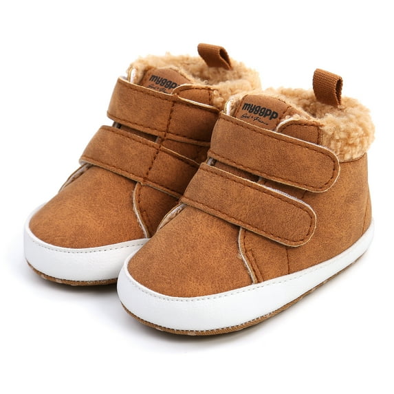 hirigin Baby Fashion Thickened Boots Infant Girls Boys Non-Slip Soft Sole First Walker Winter Warm Snow Boots Crib Shoes