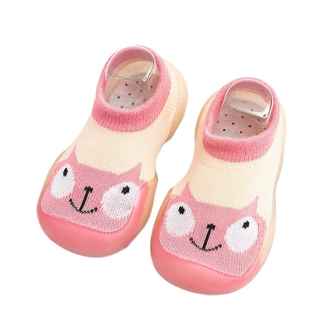hirigin Baby Non-Slip First Walking Shoes Soft Sole Cartoon Animal Sock ...