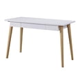 thumbnail image 1 of hirigin Home Office Desk Computer Desk Writing Table Workstation with Drawers, 1 of 6