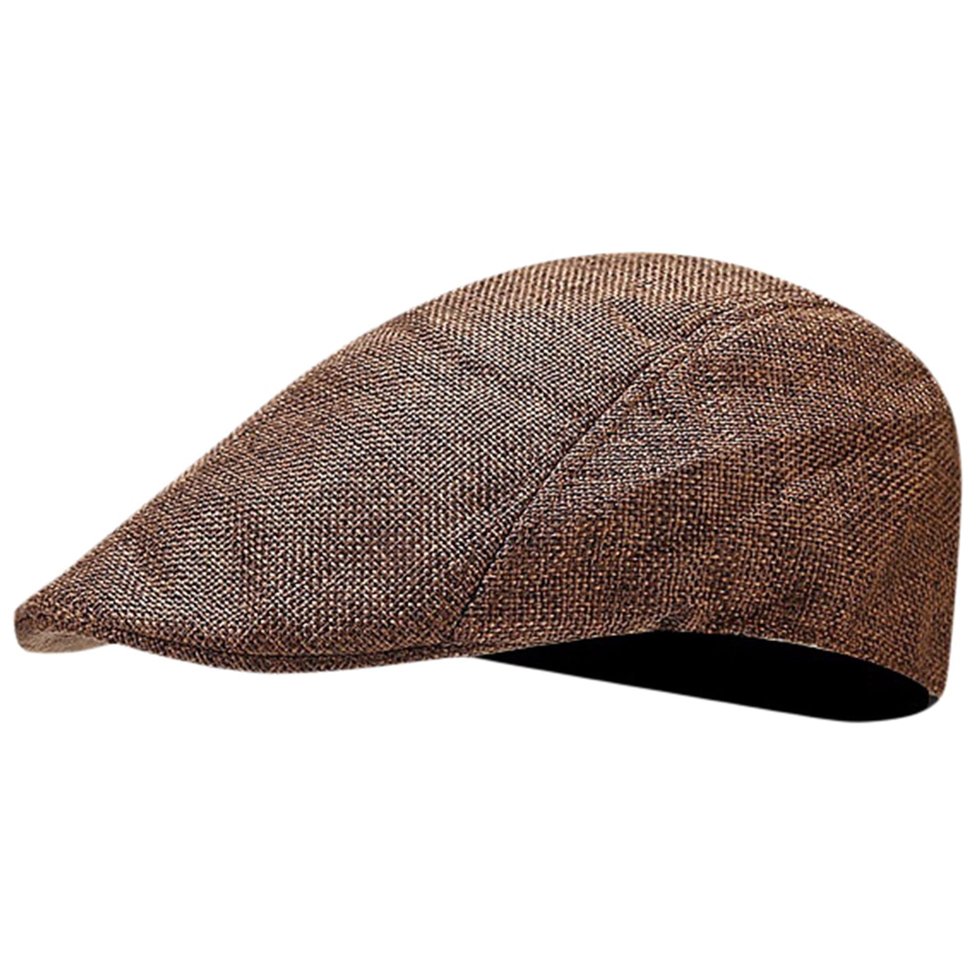 Lierys Men's Leather Flat Cap - Waxed Cowhide, Made In Italy, Quilted Lining - View #7
