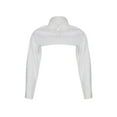 thumbnail image 1 of hirigin Women's Shrug, Lapel Collar Button Up Long Sleeve Shirt Solid Color Smock Sun Protective Tops, 1 of 8