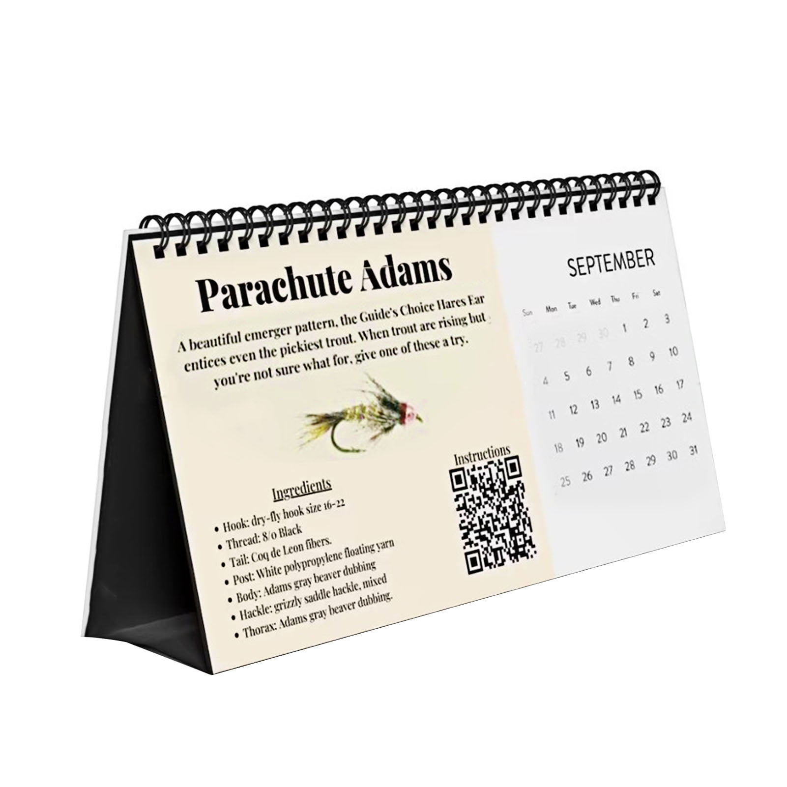 hiryomu 2025 Fishing Calendar 2025 Trout Fly Fishing Tying Calendar