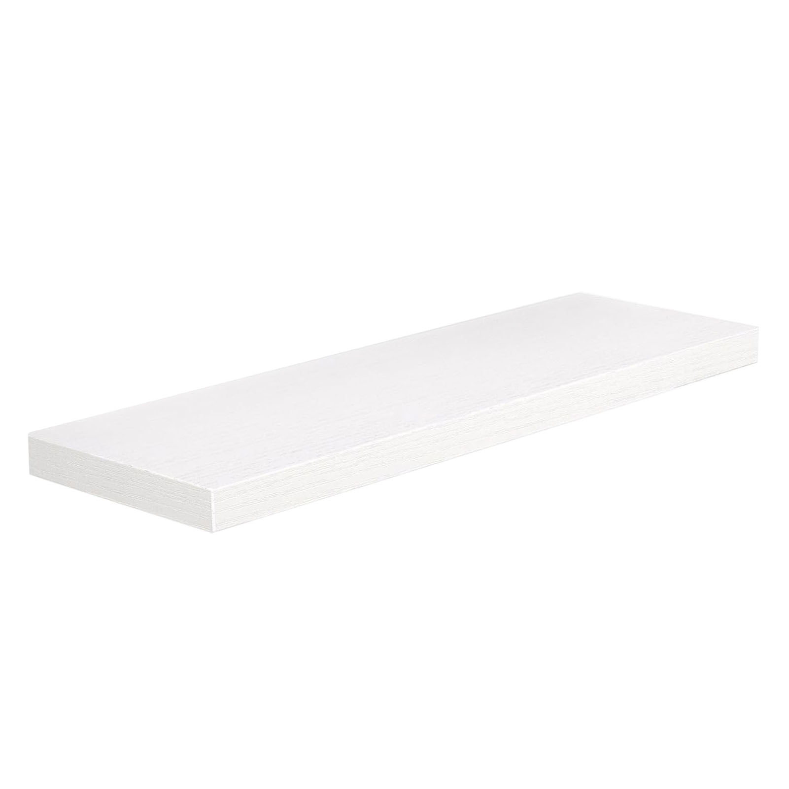 White MDF Floating Wall Shelf for Living Room and Kitchen
