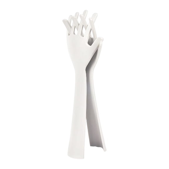 hiryomu Salad Mixing Tool 2pcs Salad Mixer Hands-shaped Salad Forks Food-grade Utensils for Mixing Salads Smooth Edge Design Easy to Clean Kitchen Tool