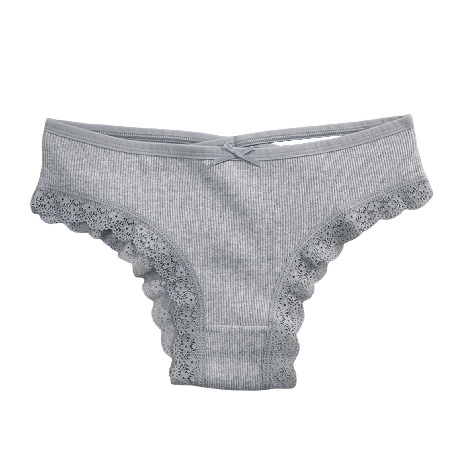 hiryomu Women Low Waist Panties Lady Panties Thread Cotton Lace Trim ...