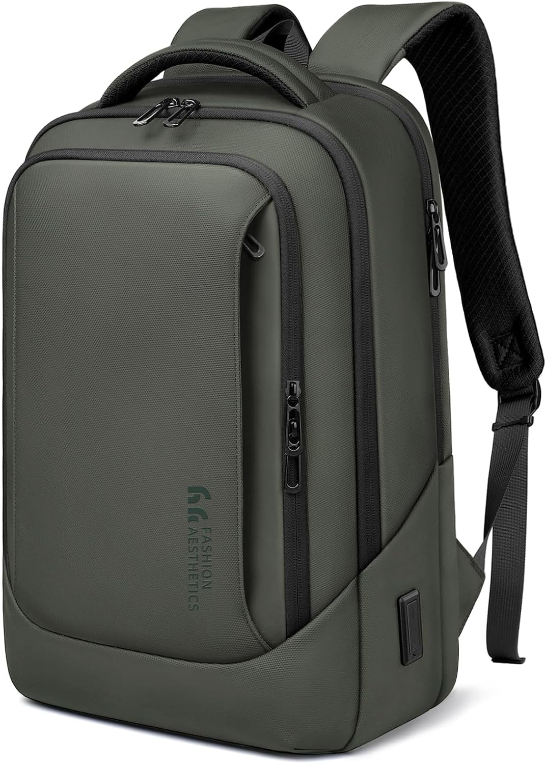 Men's Computer Backpack hk Laptop Backpack for Men with USB Charging Port Water-Resistant for ...