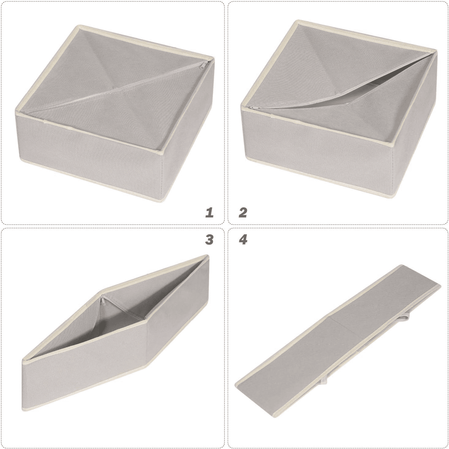czyyul Foldable Cloth Storage Closet Dresser Drawer Organizer Fabric ...