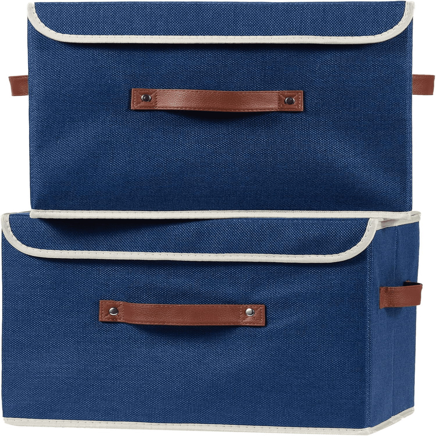 Storanda Set Of 4 Storage Boxes With Lid, 34 X 34 X 33 Cm, Wide Handles - View #11