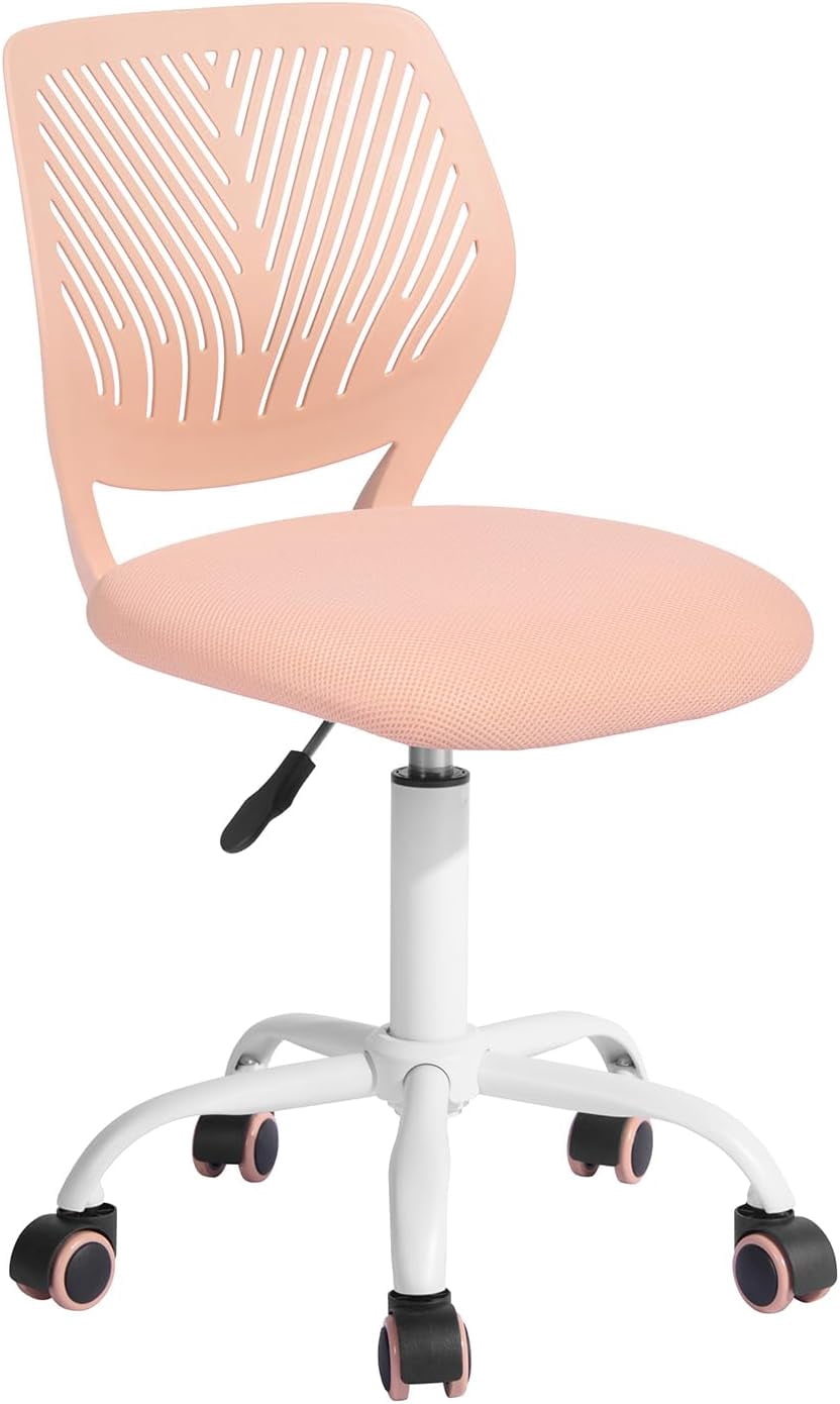 hltusyp Desk Chair Armless Adjustable Small Study Computer Task Chair ...