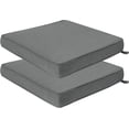 thumbnail image 2 of Garden Cushions Waterproof Set Of 4 FYHTC Waterproof Chair Cushions Set Of 2 48 * 48cm All Weather Patio Seat Cushions U-Shape,Thicken Universal Chair Pads For Outdoor Furniture Garden Outside Patio Cushions 2 of 12