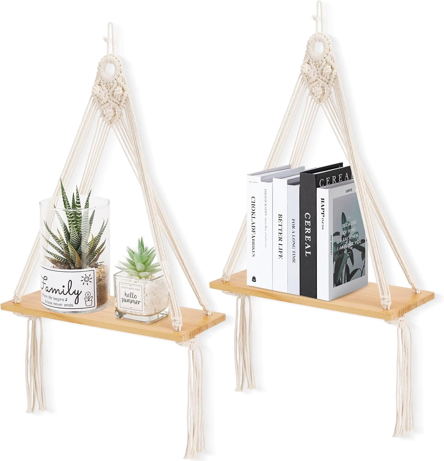 Woven Fiber Floating Shelves Wall Decor Texture photo