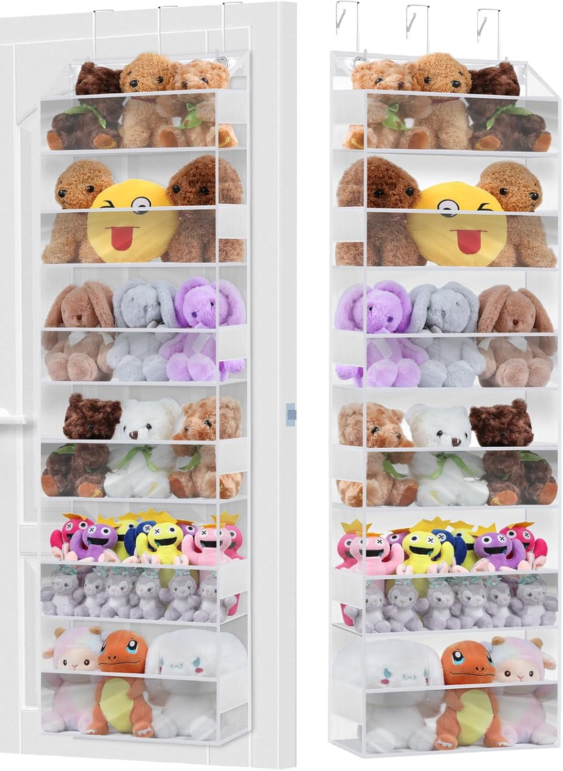 hltysuo Over Door Hanging Organizer No Tilt Baby Closet Organizer for ...