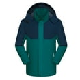 thumbnail image 1 of hlysgo Men's Parka Jackets with Hood Big and Tall Full Zip Windproof Winter Coats Warm Sherpa Fleece Lined Outdoor Hiking Windbreaker Jacket Green XXXXL, 1 of 3